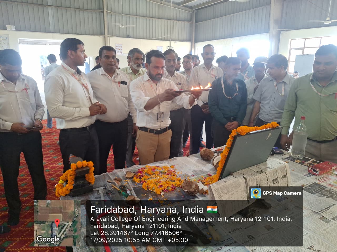Vishwakarma Pooja at ACEM 6