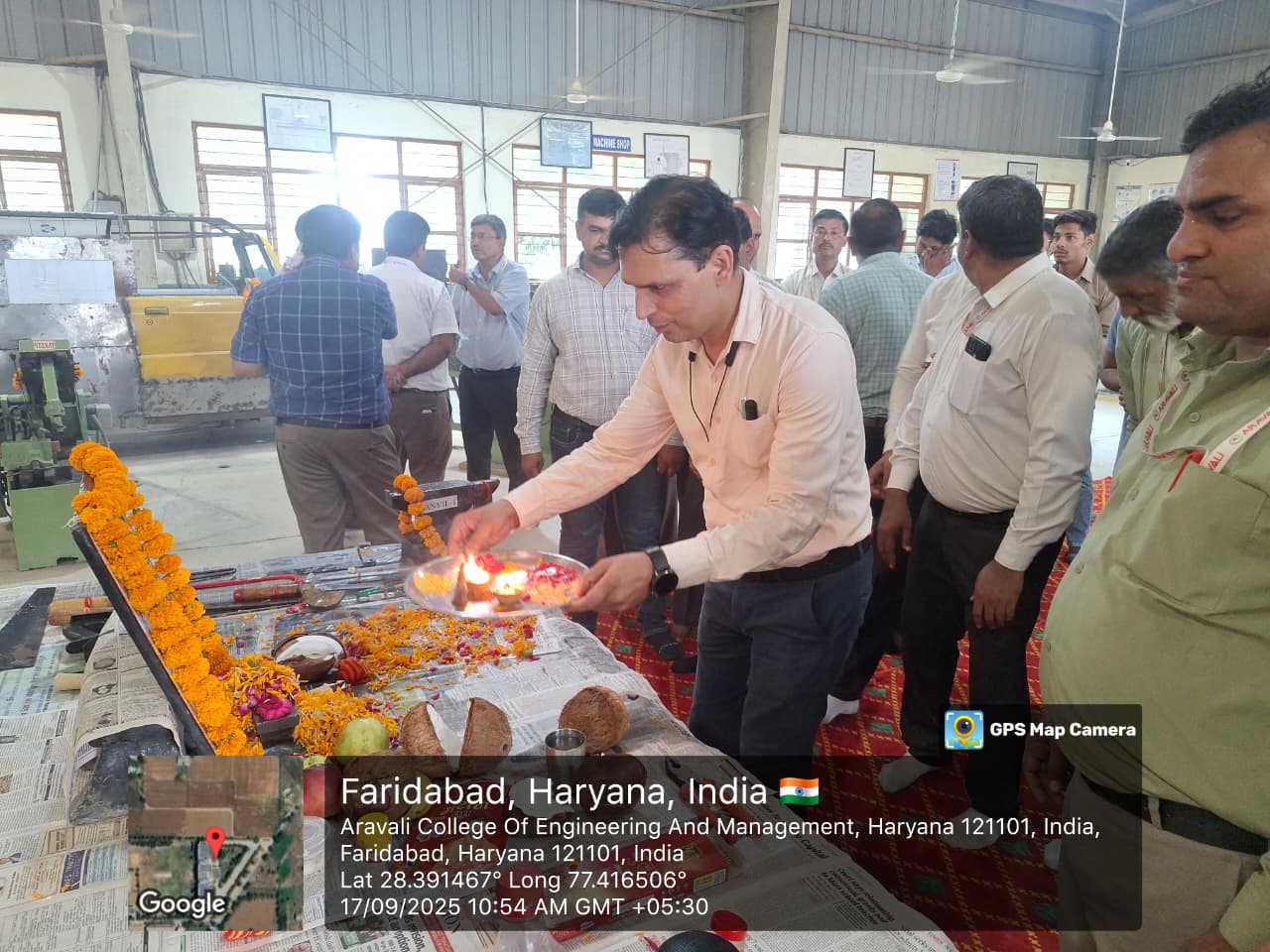 Vishwakarma Pooja at ACEM 7